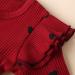 Cow Print Baby Girls Ruffled Outfit Set | Long Sleeve Tops and Pants | Infant Clothing Gifts | 9-12 Months Wine Red - Buy Online on GoSupps.com