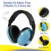 Dison Kids Noise Reduction Earmuffs - Baby Ear Protection Headphones for Toddler (3-36 Months) - Blue - Buy Online on GoSupps.com