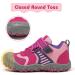 Mishansha Kids Hiking Shoes - 9.5 Toddler Rose Purple - Lightweight Sneakers for Outdoor Activities - Buy Online on GoSupps.com