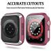 Cuteey 12 Pack Case with Tempered Glass Screen Protector for Apple Watch 40mm Series 6/SE/Series 5/Series 4 Full Matte Leopard Cow Pattern PC Cover for Iwatch 40mm Accessories (12 Colors 40mm) Black/Silver/Clear/Pink/White/Red/Blue/Green/Purple/Wine red/L - Buy Online on GoSupps.com