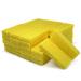 Disposable Foot Scrubber Sponge Pads Pedicure Pumice Stone for Feet Callus Remover Medium Coarse Yellow 40Pcs Yellow Medium Coarse