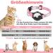 Airtag Cat Neck Band - Waterproof & Reflective Collar for Kittens | Safe Rubber Clasp | Pink S (23-33cm) - Buy Online on GoSupps.com