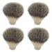 panjin 4 Pieces Badger Hair Nylon Shaving Brush Knot for Men Salon Hair Removal Cutting Men Facial Cleaning Device