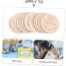 Ukcoco Baby Toys | 14-Piece Milestone Discs & Biting Toys for Newborns | Durable Wooden Baby Memory Set - Buy Online on GoSupps.com