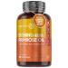Evening Primrose Oil 1000mg | 6 Months Supply | 180 Softgels | 603mg Omega 6 Fatty Acids (100mg GLA & 503mg Linolenic Acid) & 256mg Omega 9 | Cold-Pressed | Supports Normal Blood Cholesterol (EFSA)