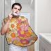 Retro Daisy Flowers Shaving Bib | Waterproof Vintage Beard Apron | Perfect Gifts for Dad - One Size Fits All - Buy Online on GoSupps.com