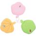 3pcs Cute Shower Loofah Sponge Bath Mesh Pouf Ball Bath Foaming Puff Bath Washing Puffs Exfoliating Bath Sponge Sponge Scrubber Soft Loofah Sponge