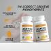 Buy Creatine Monohydrate 2500mg - 90 Capsules | Gluten Free Non-GMO Supplement | International Shipping Available - Buy Online on GoSupps.com