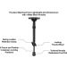 UTG Recon Flex M-LOK Bipod Matte Black - Cent. Height 8-11.8 | TL-BPDM02 - Buy Online on GoSupps.com