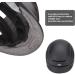 Urban Bike Helmet with Integrated Taillight | Adjustable Fit System | Matte Black Medium (21.7-22.8 / 55-58cm) - for Men and Women - Buy Online on GoSupps.com