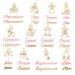 NICENEEDED 36 PCS Twelve Zodiac Nail Charms and Nail Rhinestones Pendants Set 3D Twelve Constellation Alloy Nails Art Charm Decorations Dangles Nail Pendants Jewelry for Summer DIY
