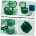 Beaupretty 3-Compartment Retainer Storage Box - Prosthesis Holder & Cleaning Case for Braces | Small Absorption Container - Buy Online on GoSupps.com