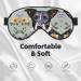 Dog Floral Print Double-Sided Eye Mask | Soft Light-Blocking for Better Sleep Quality | International Shipping - Buy Online on GoSupps.com