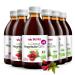 Organic rosehip juice 6 Pack (6x250ml) - Bio Pure rosehip -thirk juice - 100% cold -pressed mother juice - without dyes without sugar without GMO without preservatives - vegan - KO - Berriespolska rose hip 250 ml (6 Pack)