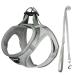 UVTQSSP Dog Harness Small Dogs with Leash Padded Puppy Harness Dog Harness Dog Harness Small Gray XS XS Gray