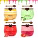 4Pcs Bee Lip Balm Lip Mask Honey Pot Galentines & Valentines Day Gifts Strawberry Watermelon Apple Lime Honey Lip Mask Party Favors Prevention Dry Lip Care Moisturizing Reduces Lip Lines Honey & Strawberry & Watermel