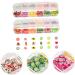 Healeved 4 Boxes 12 Polymer Clay Sequins Manicures Accessories Flower Stickers for Nails Nail Slices Fruit Lemon Stickers Fruit Slice Nails Nail Art Supplies 3d Crystal Mud Soft Pottery - Buy Online on GoSupps.com