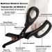 MEUUT 8-Inch Trauma Shears Bandage Scissors - Surgical Grade EMT Scissors for Medical Workers - Black (Pack of 2) - Buy Online on GoSupps.com