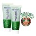 Green Body Glitter Gel Face Glitters Gel Hair Glitter Green Mermaid Sequins Liquid Glitter Makeup for Body Hair Face Nail Eyeshadow Long Lasting Sparkling (09# Green 2PCS)