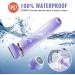 GKINIKG 2 in 1 Women's Electric Razor - Bikini Trimmer, Wet Dry Use, Cordless with Charging Base - Light Purple - Buy Online on GoSupps.com