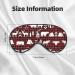Buy Cow Deer Tree Christmas Print Unisex Sleep Mask | Double-Sided Eye Mask for Sound Sleep & Skin Care - International Shipping - Buy Online on GoSupps.com