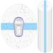 100 Pieces Shower Waterproof Patch Transparent Waterproof Adhesive Patch Compatible with G6 Overpatch Transparent Stickers Long Lasting Sweat-Proof Continuous Glucose Monitor Protection (Blue)