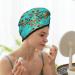Buy Turquoise Wonders Coral Velvet Dry Hair Cap | Quick-Dry Hair Towel Wrap for Travel & Home - Ideal for Men & Women - Buy Online on GoSupps.com