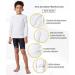 COOLOMG Kids Rash Guard Shirt - UPF 50+ Sun Protection, White, Medium - Buy Online on GoSupps.com