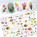 Nail Stickers 3D Nail Stickers Flowers Self-Adhesive Summer Nail Art Stickers Nail Decals for DIY Nail Art Decoration (7 Sheets) - Buy Online on GoSupps.com
