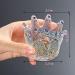 2 PCS Glass Dappen Dish for Acrylic Nails - 2 in 1 Crystal Bowl for Acrylic Liquid & Powder - Monomer Dish for Crown Nails - Transparent Color - Buy Online on GoSupps.com