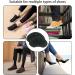 8 Pairs Black Heel Grips | Cushion Pads for Shoes | Anti-Blister Protectors for Women and Men - Buy Online on GoSupps.com