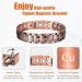 Jeracol Men's Solid Copper Magnetic Bracelet with Strong Magnets - Adjustable Wristband in Gift Box - Buy Online on GoSupps.com