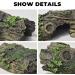 Fazhongfa Aquarium Decorations - Artificial Hollow Tree Trunk Resin Cave for Betta Fish & Reptiles | Small & Medium Aquariums - Buy Online on GoSupps.com