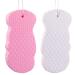RQUTI 2022 New Super Soft Exfoliating Bath Sponge  Exfoliating Body Scrubber   Shower Sponges for Women  Reusable Scrub Body exfoliator 3D Body Sponge Suitable Adults and Toddler (Pink+ White) Pink White