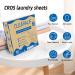 Eco-Friendly Laundry Detergent Sheets - Fresh Linen 60 Loads Travel & Apartment Friendly Biodegradable & Plastic-Free - Buy Online on GoSupps.com