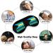 The Pride of The Bahamsa Flag Sleep Mask Eye Cover for Sleeping Blindfold with Adjustable Strap Blocks Light Night Travel Nap for Men Women - Buy Online on GoSupps.com