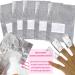 MIILYE Nail Remover Foil Wraps - Pack of 200 with Stainless Steel Manicure Remover Scraper Kit - Buy Online on GoSupps.com