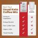 Fat Fuel Co. Keto Meal Replacement Coffee - 15 Instant Packets with MCT Oils, Coconut Oil, Grass Fed Butter, and Redmond Real Salt - Buy Online on GoSupps.com