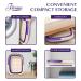 Fivona Collapsible Foot Soak Basin - Ultimate Pedicure Tub for Tired Feet Cracked Heels & Callus Removal - International Shipping Available - Buy Online on GoSupps.com