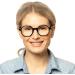 SeeLife Large Hexagon Reading Glasses Black 1.25x - Stylish and Functional - Buy Online on GoSupps.com