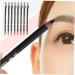 Healeved 8pcs Pencil Sharpener Eyebrow Pencil Eyeliner Brown Pencil with Sharpener Makeup Accessories Wooden 1 count (Pack of 1) Black - Buy Online on GoSupps.com