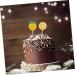 Abaodam 48 Pcs Lemon Cake Toppers Birthday Toppers for Cakes Birthday Cupcake Topper Birthday Cake Decorations De Bautizo Para Ni o Gold Paper Cups Gold Trim Props Baby Summer - Buy Online on GoSupps.com