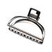 QinGoo Metal Black Large Hair Clip Beautiful Ladies Hair Clip Headdress Elegant Hair Accessory 1 piece (7cm*6cm Black)