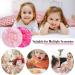 Arqumi Silk Satin Kids Bonnet 2Pcs Set - Soft Adjustable Night Cap for Children - Rose&Pink - Buy Online on GoSupps.com