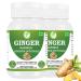Morsan Healthcare Ginger (Zingiber officinale) Capsules | Pack of 60 x 500 mg Vegetarian Capsules | Natural Food Supplement | GMP Certified | Gluten-Free (120)