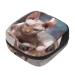 Women's napkin storage bag cool sphynx cat lying down menstrual cup pocket portable ladies tie storage pockets feminine menstruation first period pocket