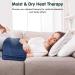 Large Electric Heating Pad for Back Pain Relief - 4 Timer Settings, 6 Temperature Levels - Auto Shut Off - Dry & Moist Therapy - Portable Heat Patch - 12x24 - Blue - Buy Online on GoSupps.com