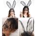 Catery Sexy Lace Bunny Ears Veil Headband | Cosplay Halloween Hair Accessory - Buy Online on GoSupps.com