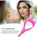 Mascara Shield Applicator False Eyelash Applicator Eyelash Applicator Tool 3 in 1 Eyelash Tools Mascara Applicator Protective Lash Mascara Shield Guard Comb Protector Eyelid for Make Up Hot Pink - Buy Online on GoSupps.com