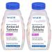 AmeriCan Goods 2/Pack Regular Strength Antacid Tablets Chewable Calcium Carbonate 150 Tablets 500mg Assorted Fruit Flavor Gluten Free